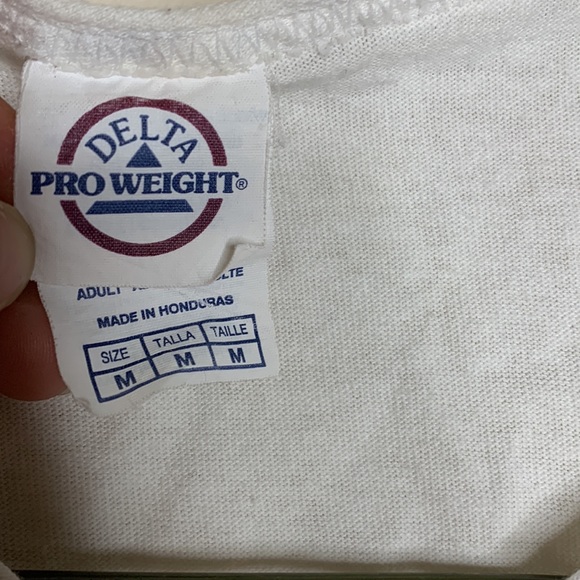 Delta | White Perfect Threesome Medium Size Unisex Tank Top Shirt | Booze Plants - Picture 4 of 7